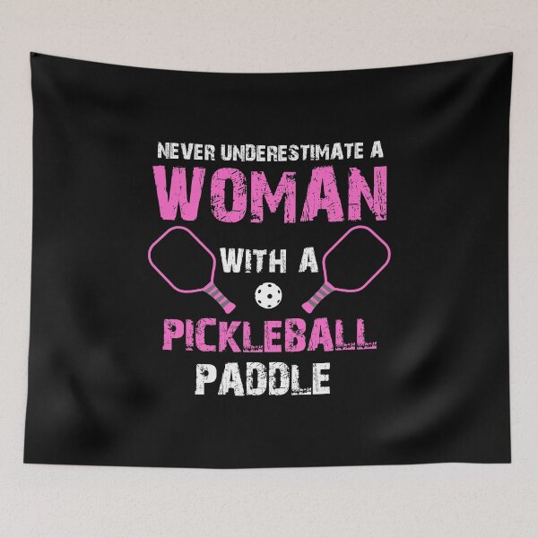 Item preview, Never Underestimate A Woman With A Pickleball Paddle Shirt designed and sold by Designs4Less.