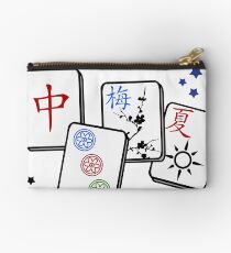Mahjong Mah jongg game is my therapy set, gifts, tiles, table shirts, cards, bag Zipper Pouch