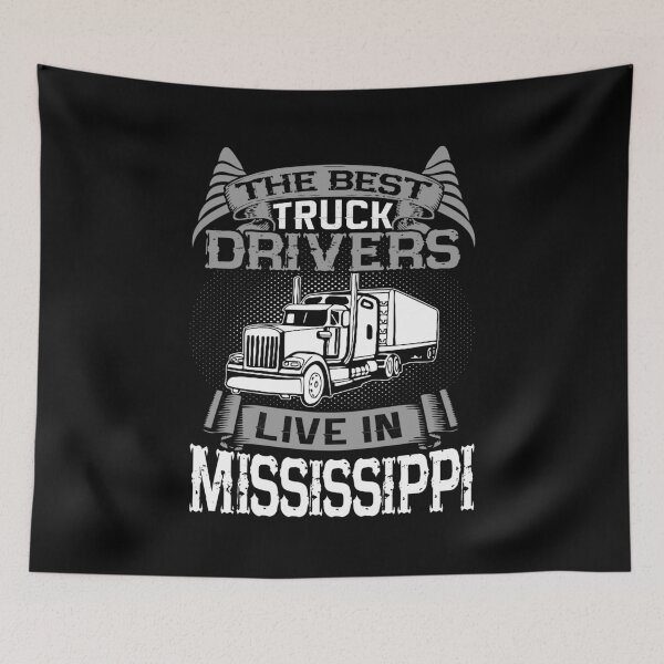 Item preview, Mississippi Truckers, Mississippi Truck Driver Gift designed and sold by Designs4Less.