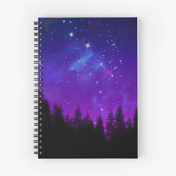 Item preview, Galaxy Over the Forest at Night designed and sold by Julie Erin Designs.