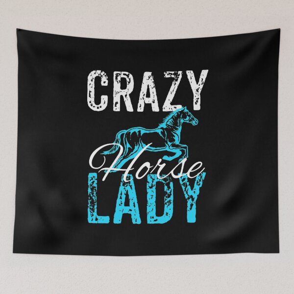 Item preview, Crazy Horse Lady, Horse Lover Gift, Women's Horse Gift, Funny Horse designed and sold by Designs4Less.