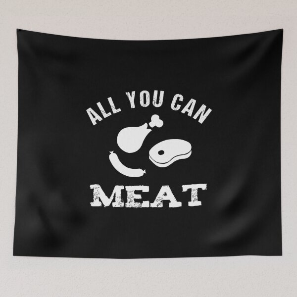 Item preview, All You Can Meat, Grilling, Funny BBQ Gift, Barbecue Grill Gift designed and sold by Designs4Less.