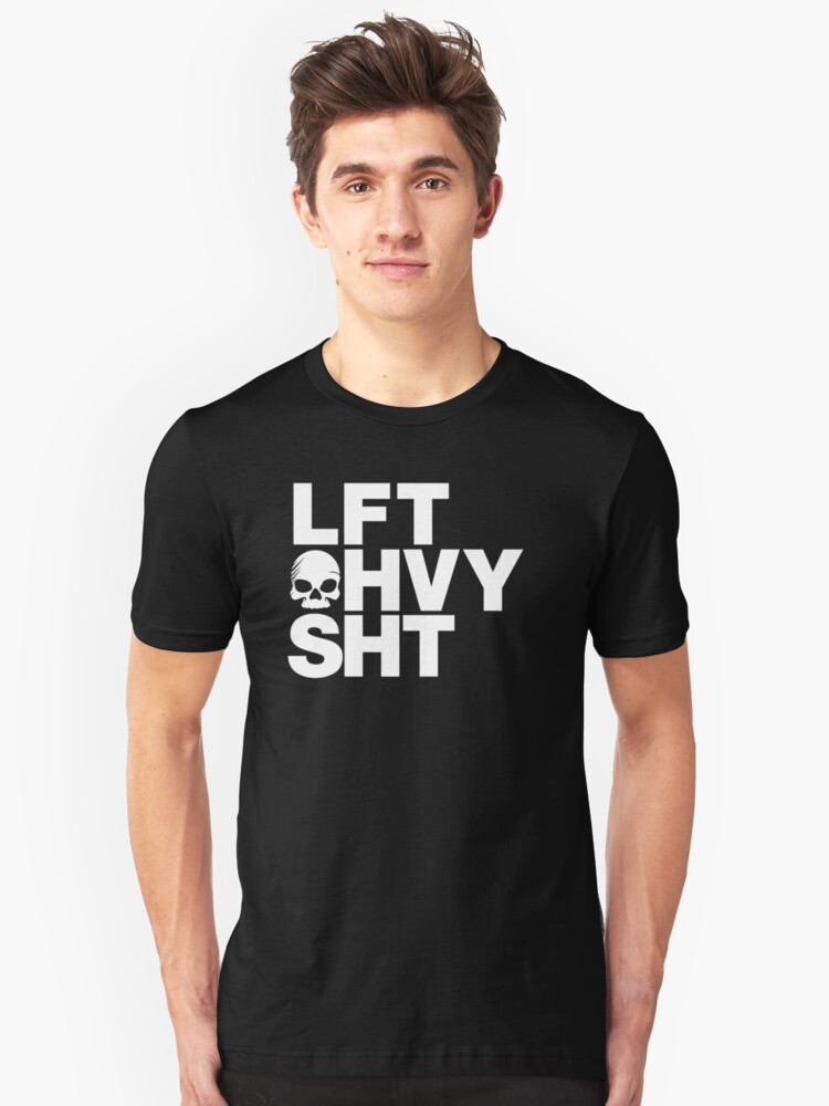 Lift Heavy Shit Crossfit Barbell Workout Youth Long Sleeve T-Shirt