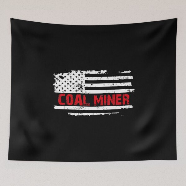Item preview, American Coal Miner, American Flag Coal Mining, Patriotic Coal Miner designed and sold by Designs4Less.