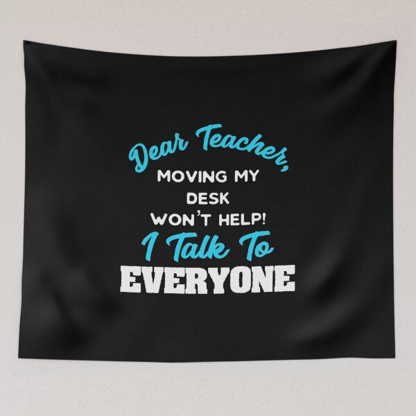 Item preview, Dear Teacher I Talk To Everyone, Funny Student Gift, Outgoing Personality designed and sold by Designs4Less.