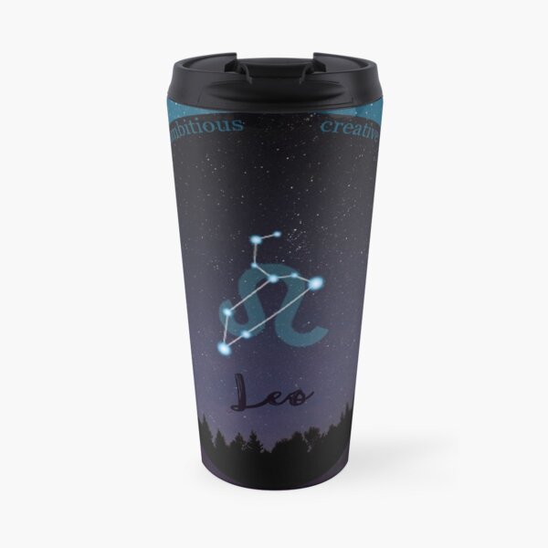Leo Zodiac Sign Character Traits Travel Mug