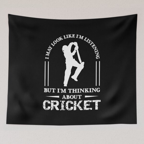 Item preview, Im Thinking About Cricket, Funny Cricket Gift, Cricket Player Gift designed and sold by Designs4Less.