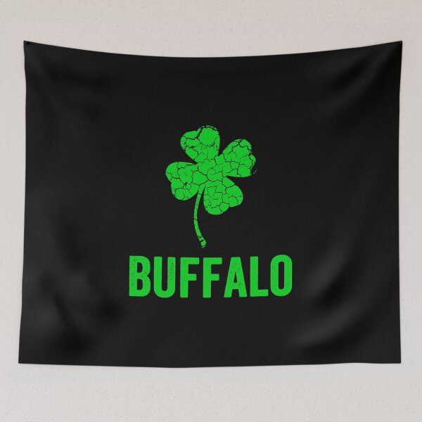 Item preview, Buffalo Irish, St Patricks Day, Four Leaf Clover designed and sold by Designs4Less.