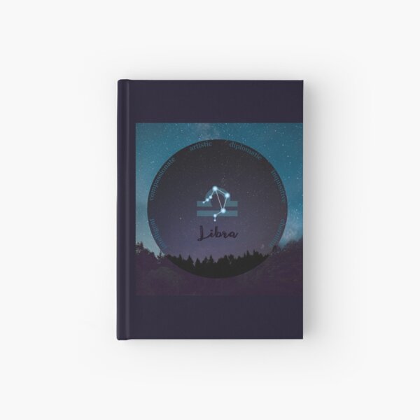 Libra Zodiac Sign Character Traits Hardcover Journal
