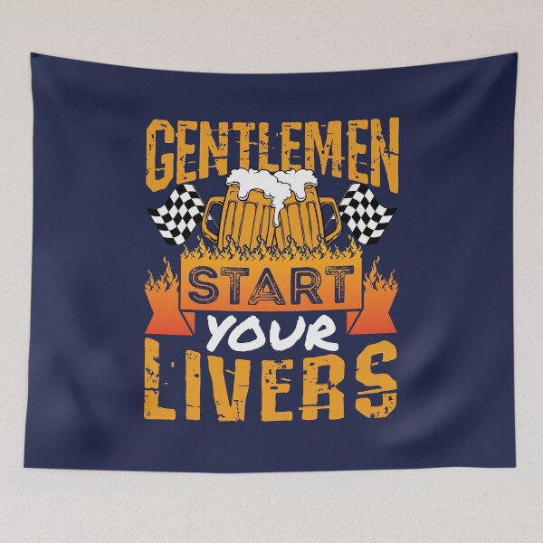 Item preview, Stock Car Racing Gentlemen Start Your Livers designed and sold by jaygo.