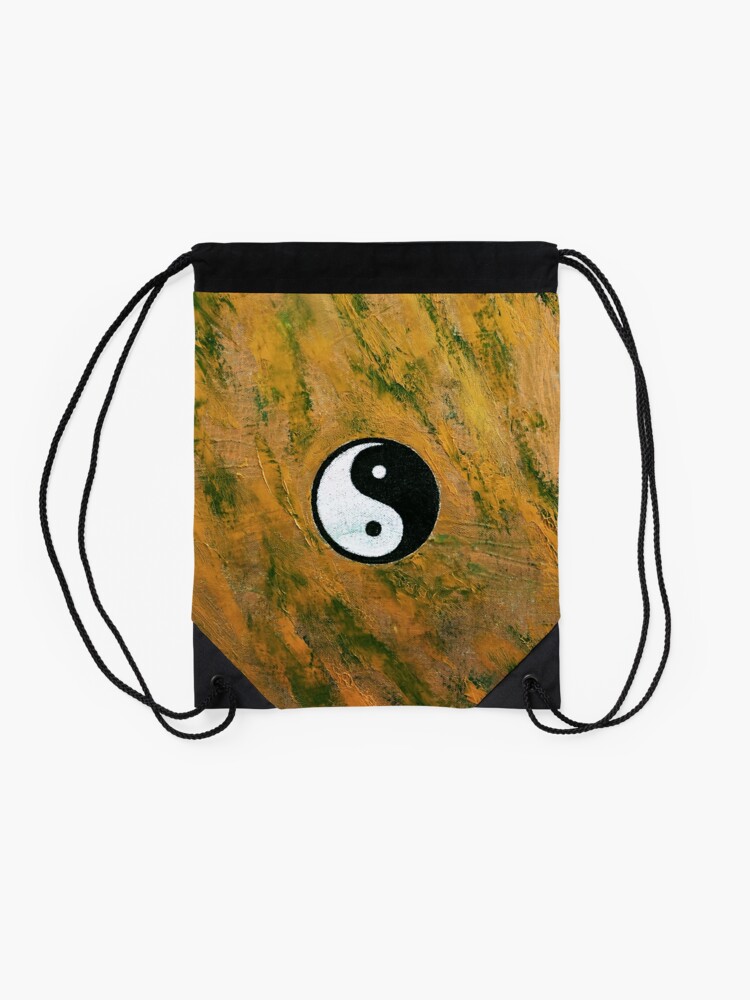Drawstring Bag, Yin Yang Stone designed and sold by Michael Creese
