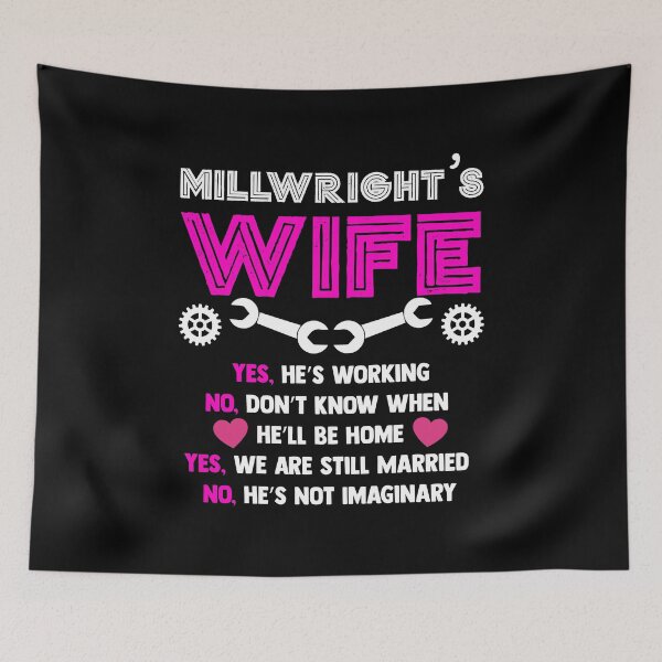 Item preview, Millwrights Wife, Millwright Shirts For Women designed and sold by Designs4Less.