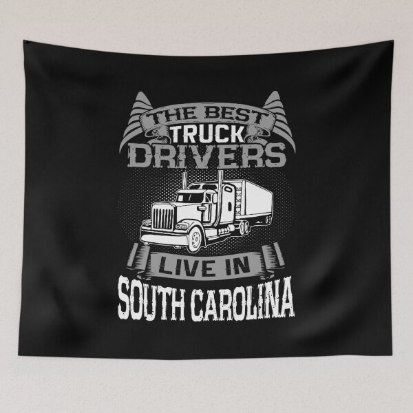 Item preview, South Carolina Truckers, South Carlonia Truck Driver Gift designed and sold by Designs4Less.
