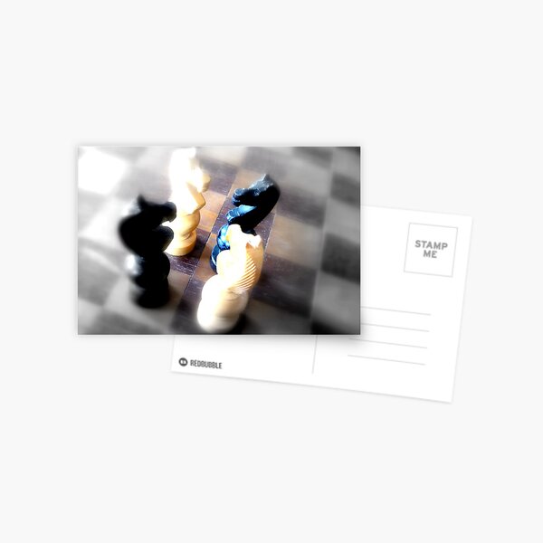 CHESS TALK Postcard