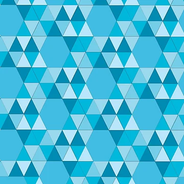 Artwork thumbnail, Blue Triangular Pattern by holidayjohn