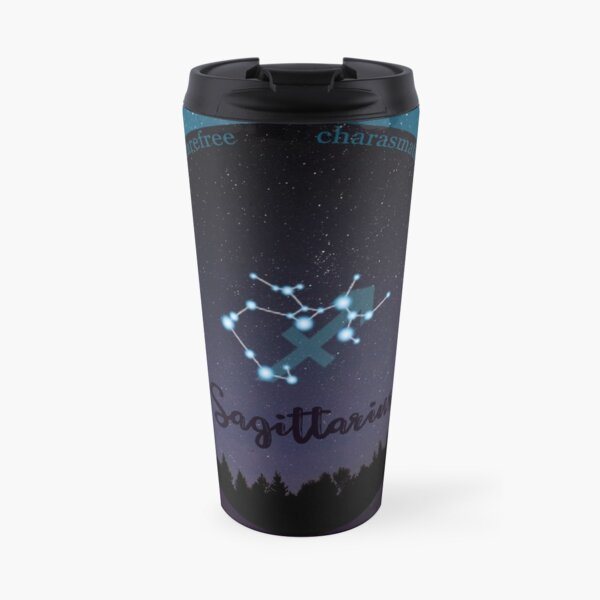 Sagittarius Zodiac Sign Character Traits Travel Mug