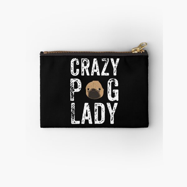 Item preview, Crazy Pug Lady, Pug Lover Gift designed and sold by Designs4Less.
