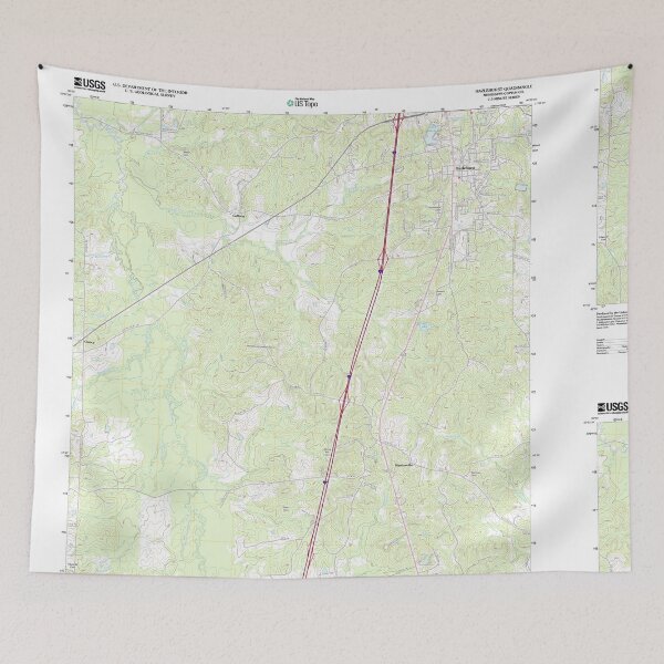 Item preview, USGS TOPO Map Mississippi MS Hazlehurst 20120419 TM designed and sold by WetdryvacRBO2.