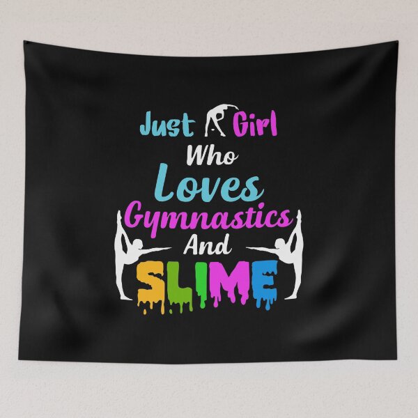 Item preview, Just A Girl Who Loves Gymnastics and Slime, Slime Birthday Gift designed and sold by Designs4Less.