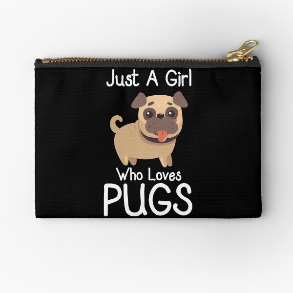 Artikel-Vorschau von Nur ein Mädchen, das Mops liebt, Mops-Liebhaber-Geschenk, designt und verkauft von Designs4Less.