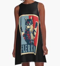 Flerken A-Linien Kleid