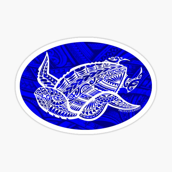 BLUE TURTLE Sticker