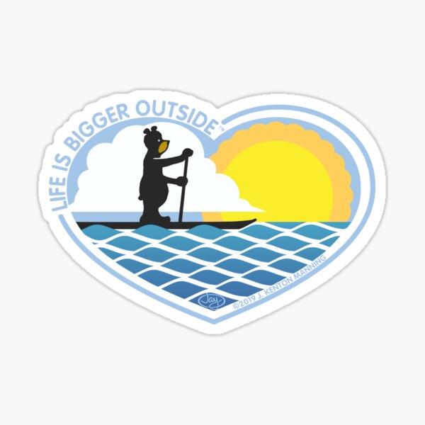 SUP Bear-Heart Sticker