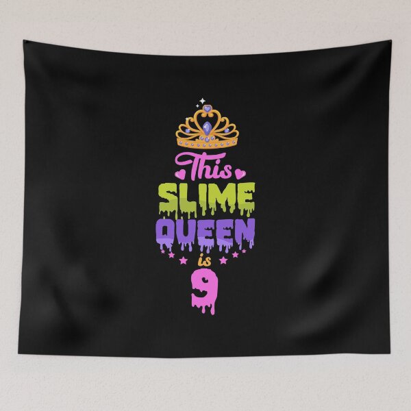 Item preview, This Slime Queen Is 9, Slime Queen 9th Birthday, Slime Birthday Party designed and sold by Designs4Less.