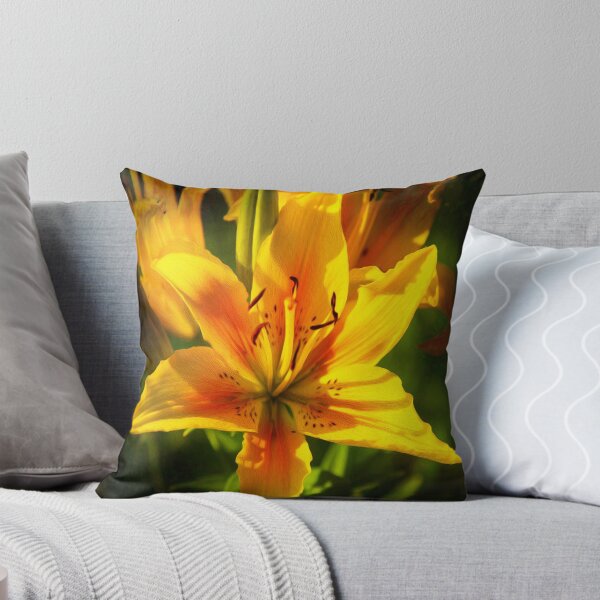 Item preview, Flower Paintings - Enticing Bloom Of Yellow And Orange Lilies  - Omaste Witkowski designed and sold by Omaste Witkowski.