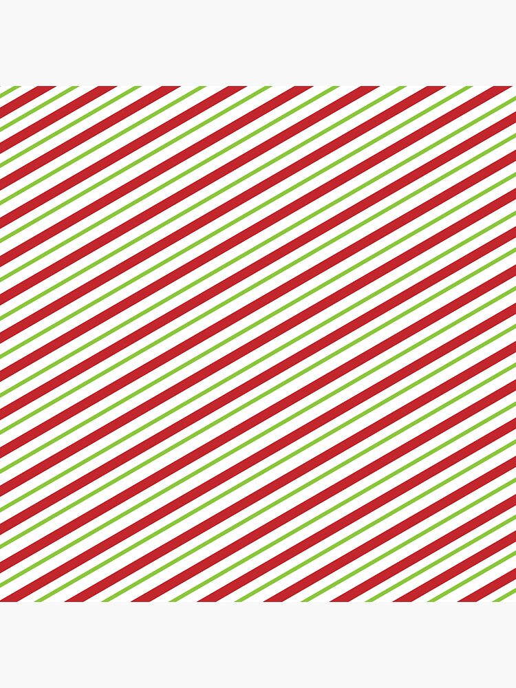 "Diagonal Red and Green Stripes" Sticker by hatimelhag Redbubble