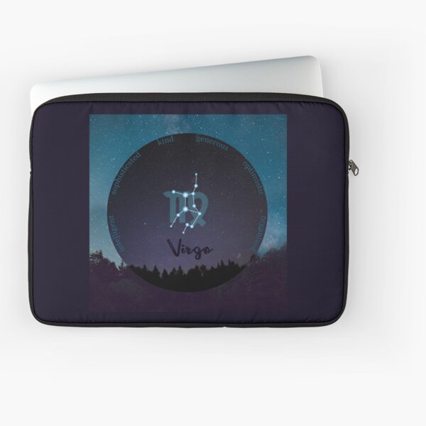 Virgo Zodiac Sign Character Traits Laptop Sleeve