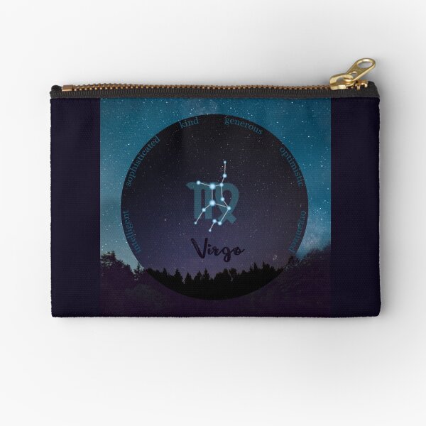Virgo Zodiac Sign Character Traits Zipper Pouch