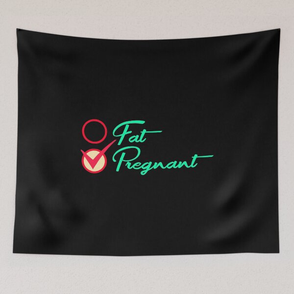 Item preview, Fat or Pregnant, Pregnancy Reveal, Pregnancy Annoucement designed and sold by Designs4Less.