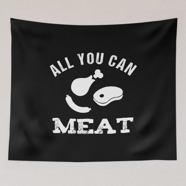 Item preview, All You Can Meat, BBQ Gift, Funny Barbecue Gift, Grill designed and sold by Designs4Less.