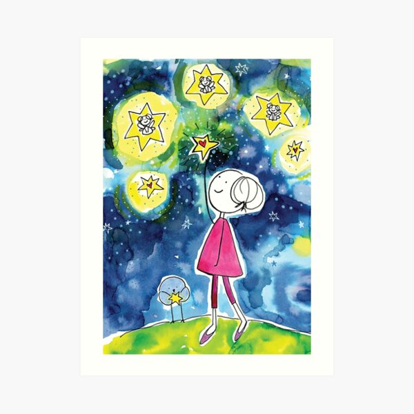 HELLO from HEAVEN Art Print