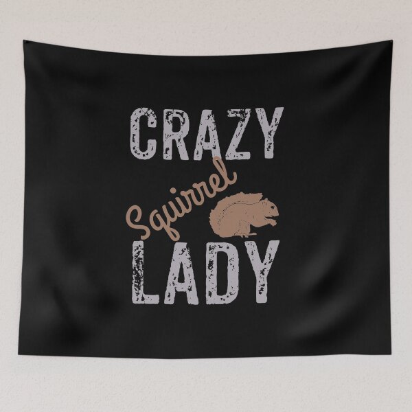 Item preview, Crazy Squirrel Lady, Squirrel Lover designed and sold by Designs4Less.