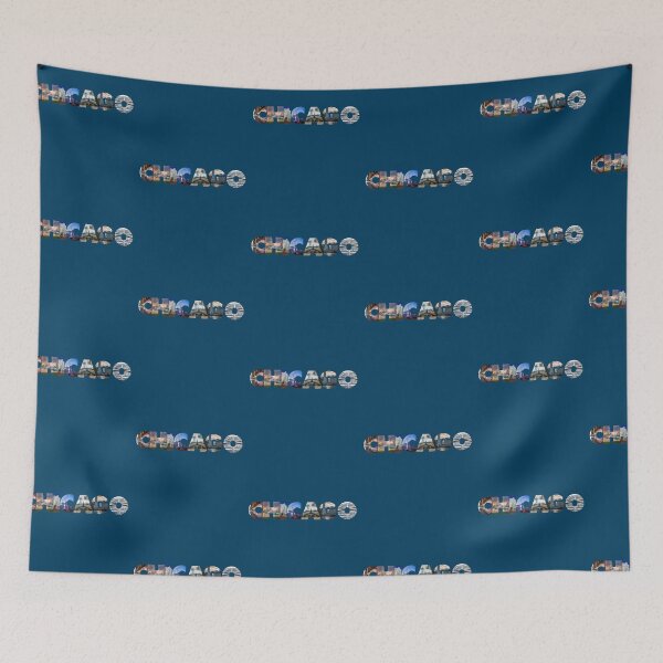Item preview, Chicago - Name with Points of Interest designed and sold by smartrocket.
