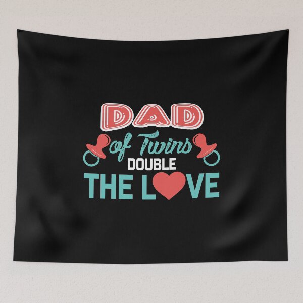 Item preview, Dad of twins, Double The Love, Father of Twins Gift designed and sold by Designs4Less.