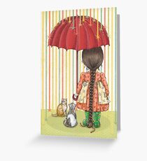raining color Greeting Card