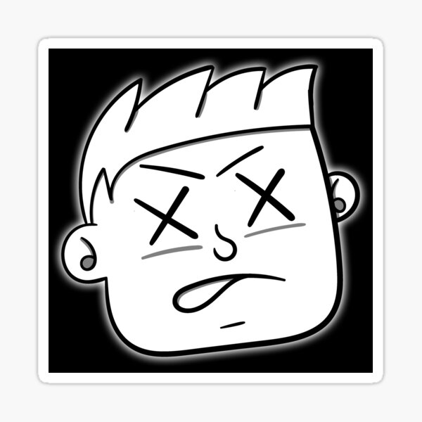 BATE Mad Face Sticker