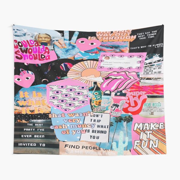 Pink Tapestries | Redbubble