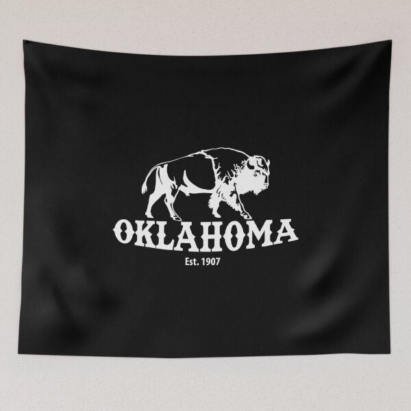 Item preview, Oklahoma Est 1907 Buffalo, Bison Gift, Buffalo Gift designed and sold by Designs4Less.