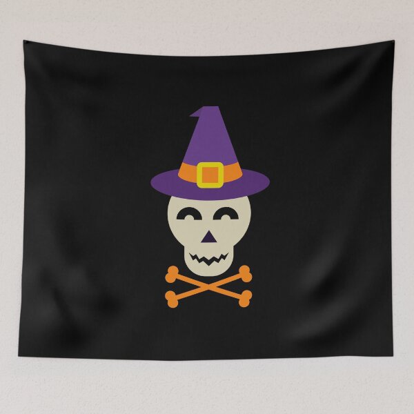 Item preview, Halloween skull witch designed and sold by cakal10.
