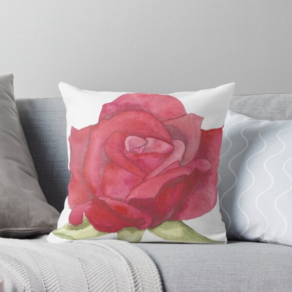 Item preview, Rosa roja, basada en acuarela original. designed and sold by SharonRoseR.