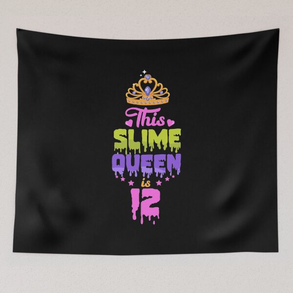 Item preview, This Slime Queen Is 12, Slime Queen 12th, Slime Birthday Party, Slime Queen designed and sold by Designs4Less.