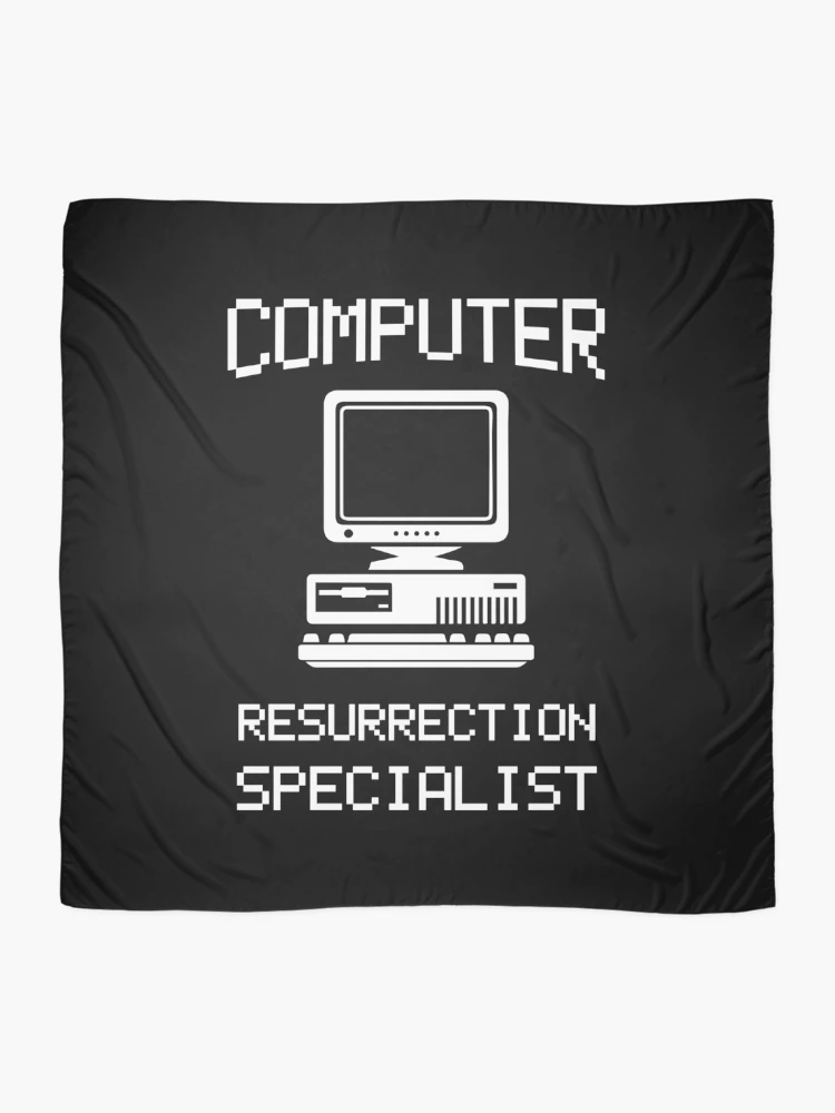 Thumbnail 2 of 3, Scarf, Computer Resurrection Specialist, Computer Repair, Computer Tech, Computer Programmer designed and sold by Designs4Less.