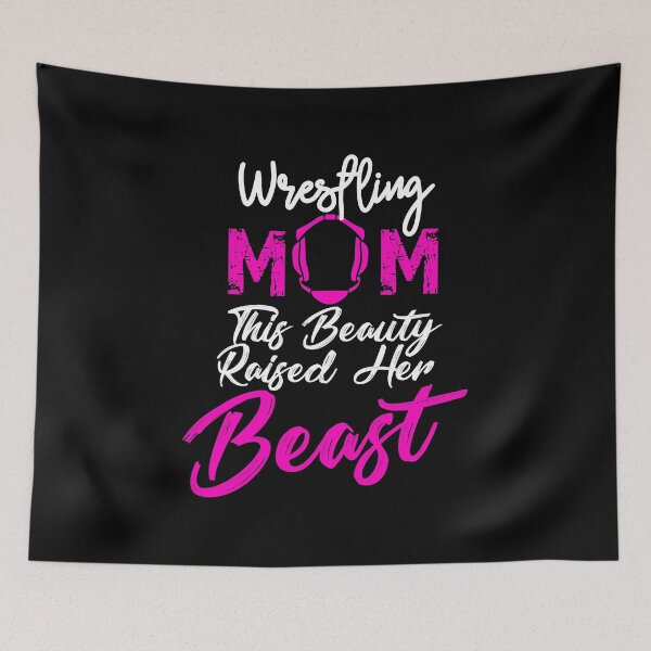 Item preview, Wrestling Mom This Beauty Raised Her Beast, Wrestling Mom Shirt designed and sold by Designs4Less.
