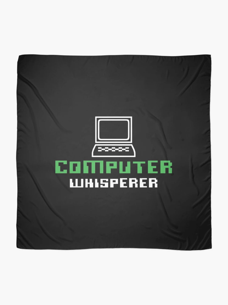 Thumbnail 2 of 3, Scarf, Computer Whisperer, Computer Programmer, Computer Repair designed and sold by Designs4Less.