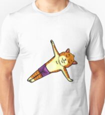 Katze Yoga Lustig Kätzchen Unisex T-Shirt