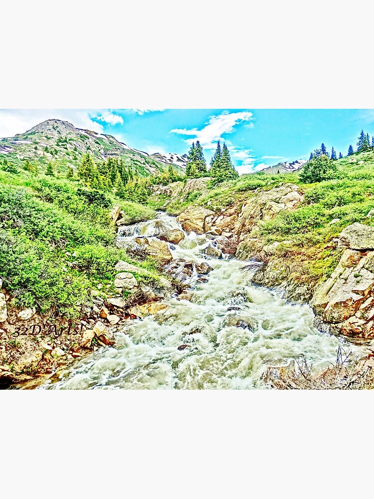 Roaring Fork River, Headwaters No. 3 by 32DARTS